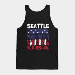 Seattle Washington USA T-Shirt Tank Top